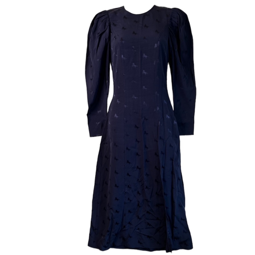 NWT & Other Stories Horse Jacquard Midi Dress Size 0